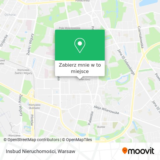 Mapa Insbud Nieruchomości