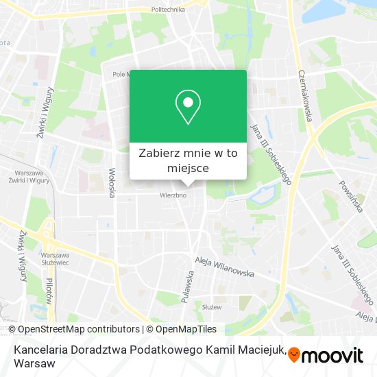 Mapa Kancelaria Doradztwa Podatkowego Kamil Maciejuk