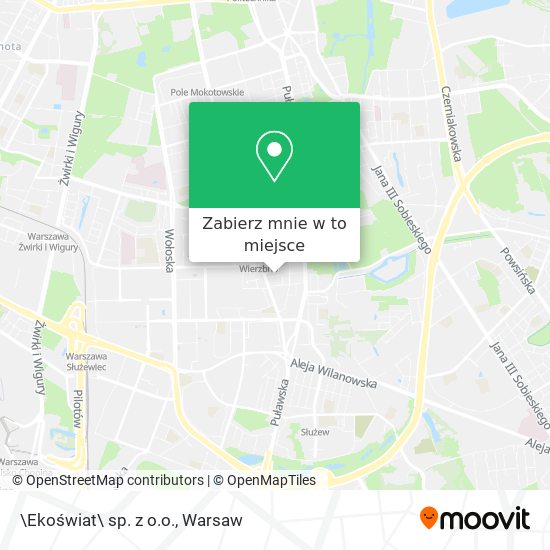 Mapa \Ekoświat\ sp. z o.o.