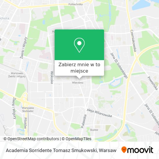 Mapa Academia Sorridente Tomasz Smukowski