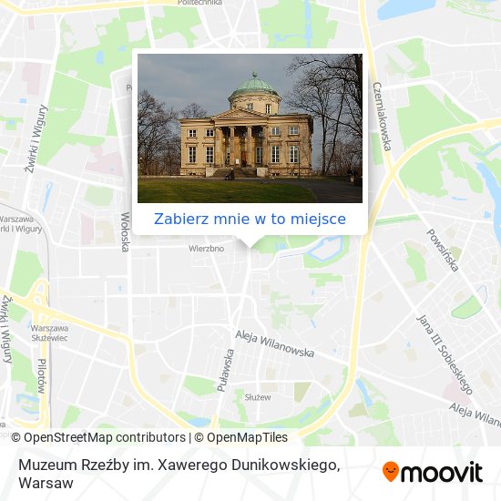 Mapa Muzeum Rzeźby im. Xawerego Dunikowskiego