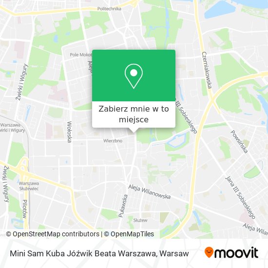 Mapa Mini Sam Kuba Jóźwik Beata Warszawa