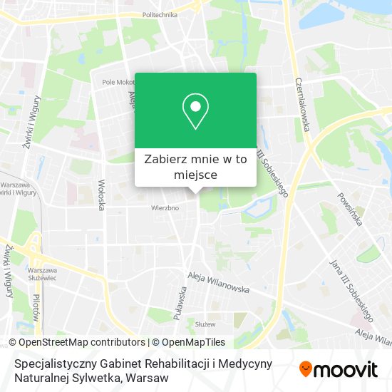 Mapa Specjalistyczny Gabinet Rehabilitacji i Medycyny Naturalnej Sylwetka