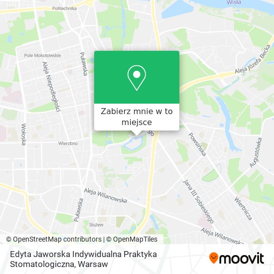 Mapa Edyta Jaworska Indywidualna Praktyka Stomatologiczna