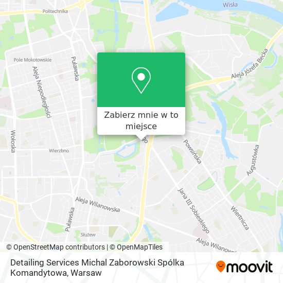 Mapa Detailing Services Michal Zaborowski Spólka Komandytowa