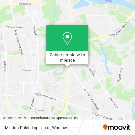 Mapa Mr. Job Poland sp. z o.o.