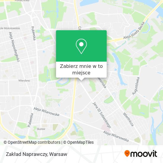 Mapa Zakład Naprawczy