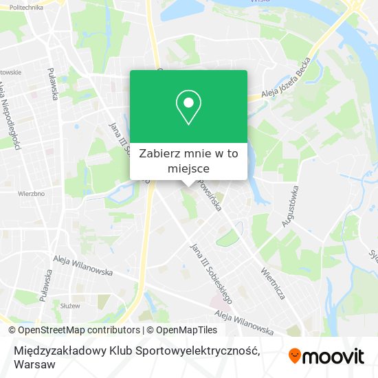 Mapa Międzyzakładowy Klub Sportowyelektryczność