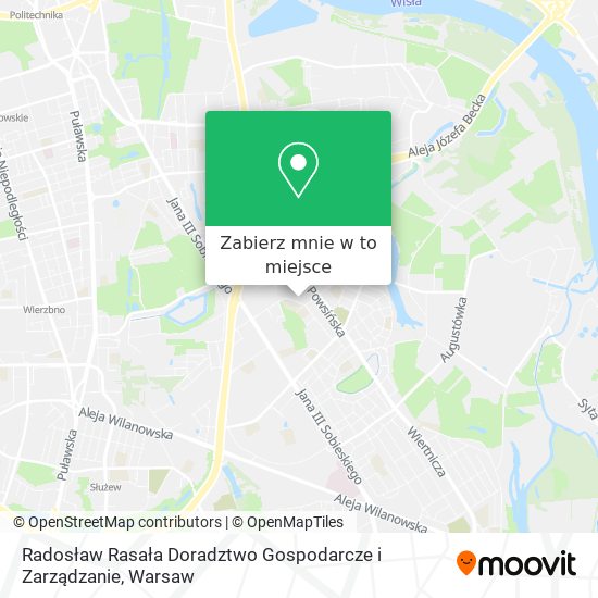 Mapa Radosław Rasała Doradztwo Gospodarcze i Zarządzanie