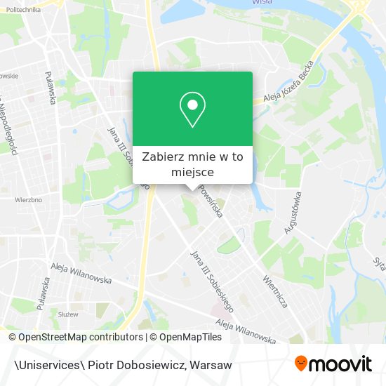 Mapa \Uniservices\ Piotr Dobosiewicz