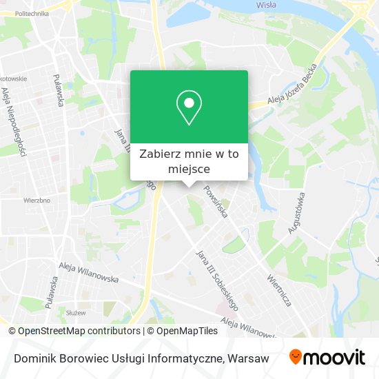 Mapa Dominik Borowiec Usługi Informatyczne