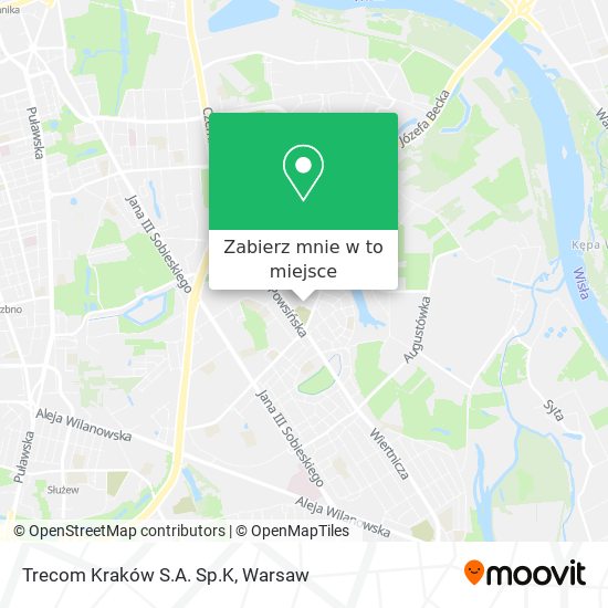 Mapa Trecom Kraków S.A. Sp.K