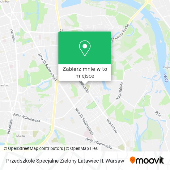 Mapa Przedszkole Specjalne Zielony Latawiec II