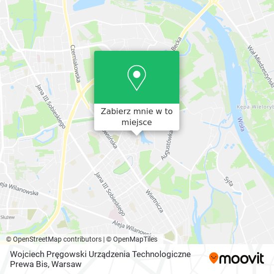 Mapa Wojciech Pręgowski Urządzenia Technologiczne Prewa Bis