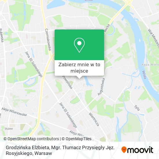 Mapa Grodzińska Elżbieta, Mgr. Tłumacz Przysięgły Jęz. Rosyjskiego