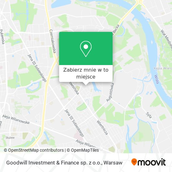 Mapa Goodwill Investment & Finance sp. z o.o.