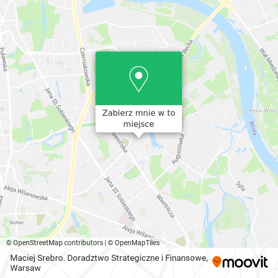 Mapa Maciej Srebro. Doradztwo Strategiczne i Finansowe