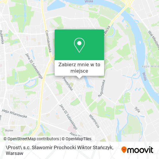 Mapa \Prost\ s.c. Sławomir Prochocki Wiktor Stańczyk