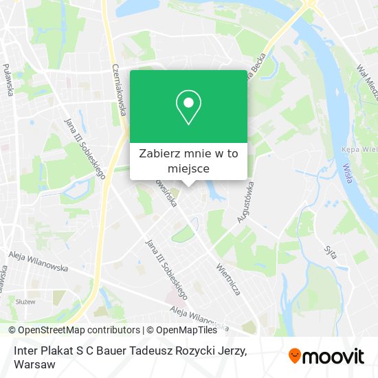 Mapa Inter Plakat S C Bauer Tadeusz Rozycki Jerzy