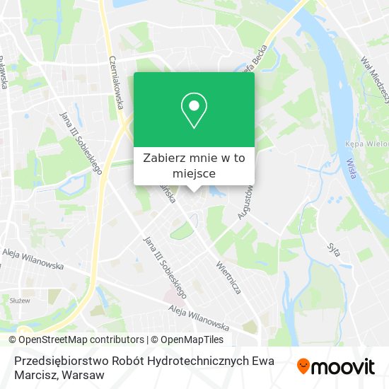 Mapa Przedsiębiorstwo Robót Hydrotechnicznych Ewa Marcisz