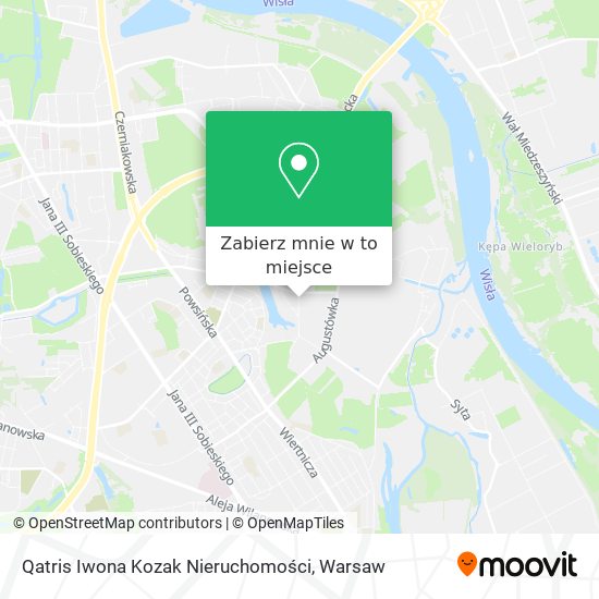 Mapa Qatris Iwona Kozak Nieruchomości