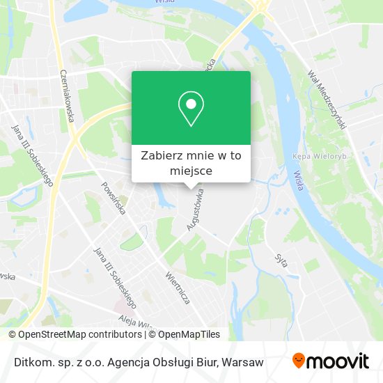 Mapa Ditkom. sp. z o.o. Agencja Obsługi Biur