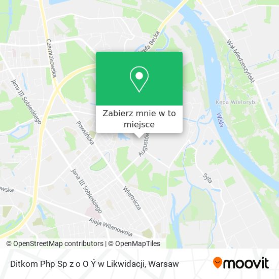 Mapa Ditkom Php Sp z o O Ý w Likwidacji