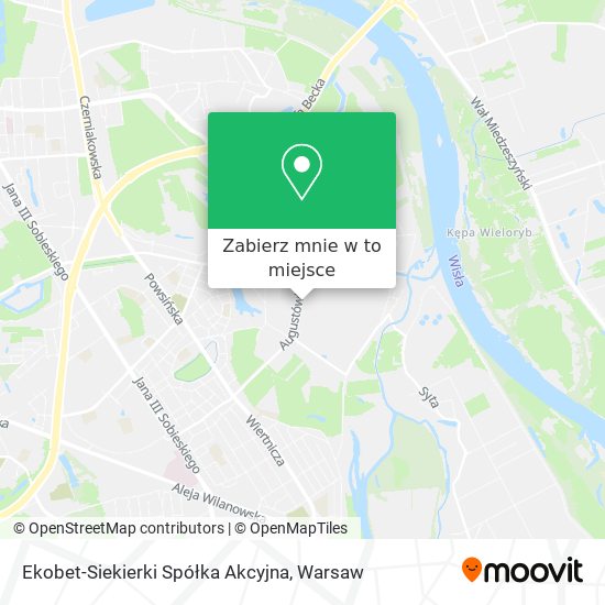 Mapa Ekobet-Siekierki Spółka Akcyjna