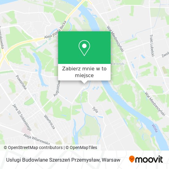 Mapa Usługi Budowlane Szerszeń Przemysław