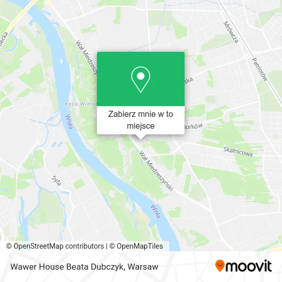 Mapa Wawer House Beata Dubczyk