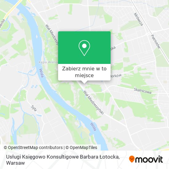 Mapa Usługi Księgowo Konsultigowe Barbara Łotocka