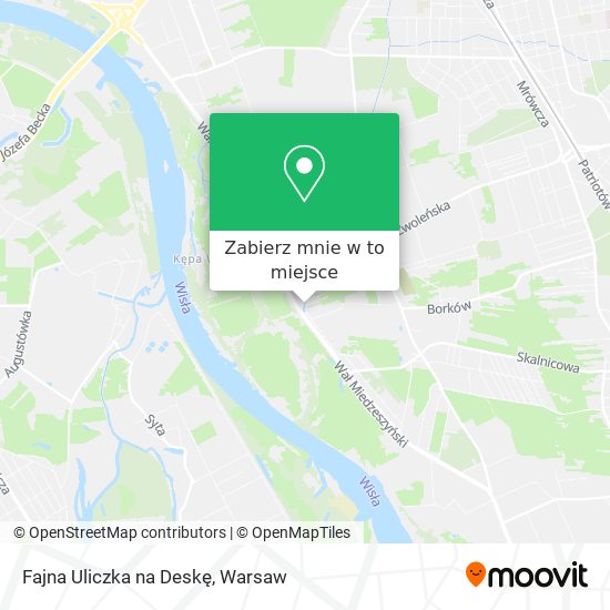 Mapa Fajna Uliczka na Deskę