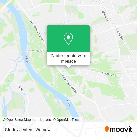 Mapa Głodny Jestem