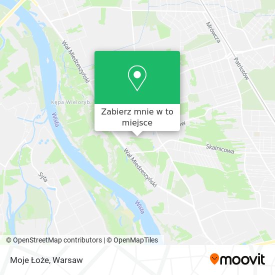 Mapa Moje Łoże