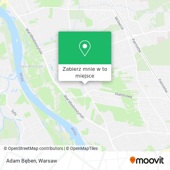 Mapa Adam Bęben