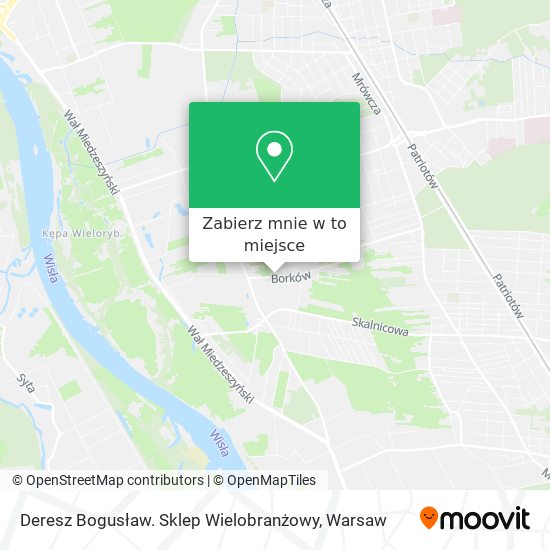 Mapa Deresz Bogusław. Sklep Wielobranżowy