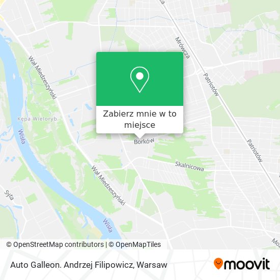 Mapa Auto Galleon. Andrzej Filipowicz