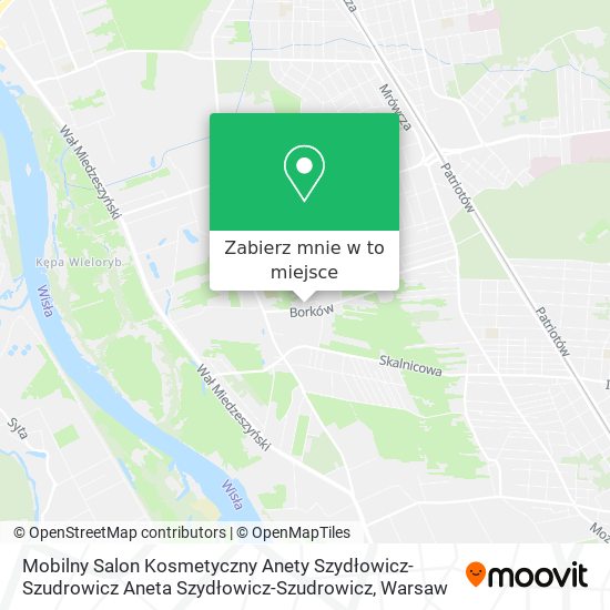 Mapa Mobilny Salon Kosmetyczny Anety Szydłowicz-Szudrowicz Aneta Szydłowicz-Szudrowicz