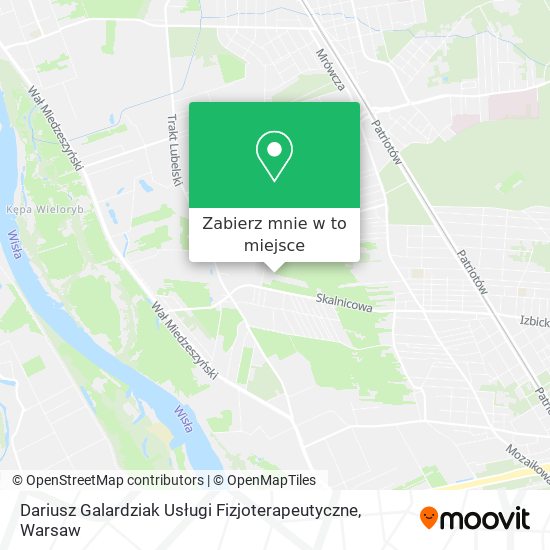 Mapa Dariusz Galardziak Usługi Fizjoterapeutyczne