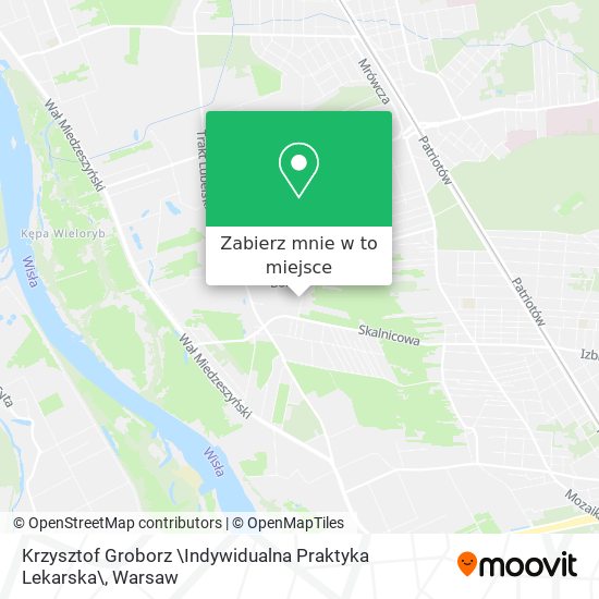 Mapa Krzysztof Groborz \Indywidualna Praktyka Lekarska\