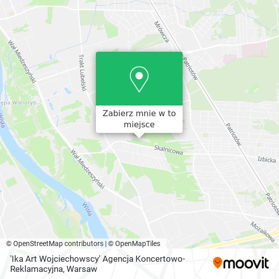 Mapa 'Ika Art Wojciechowscy' Agencja Koncertowo-Reklamacyjna