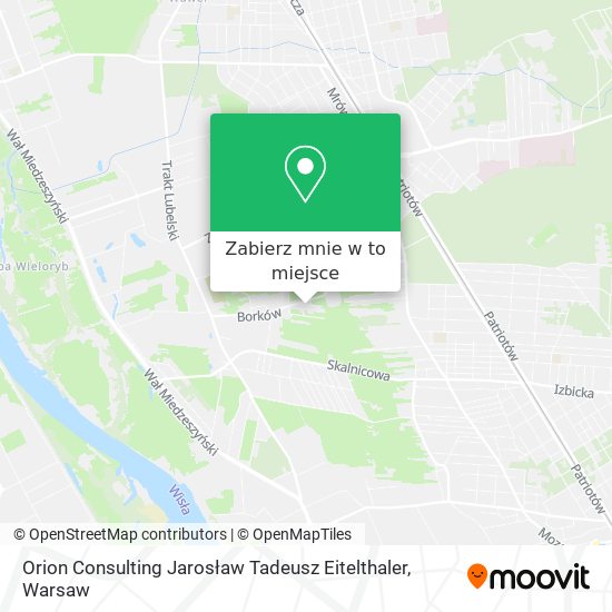 Mapa Orion Consulting Jarosław Tadeusz Eitelthaler