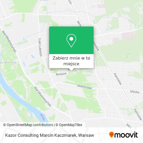 Mapa Kazor Consulting Marcin Kaczmarek