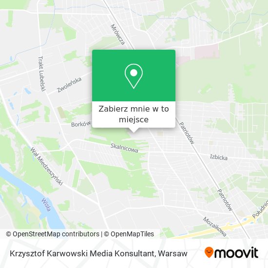 Mapa Krzysztof Karwowski Media Konsultant