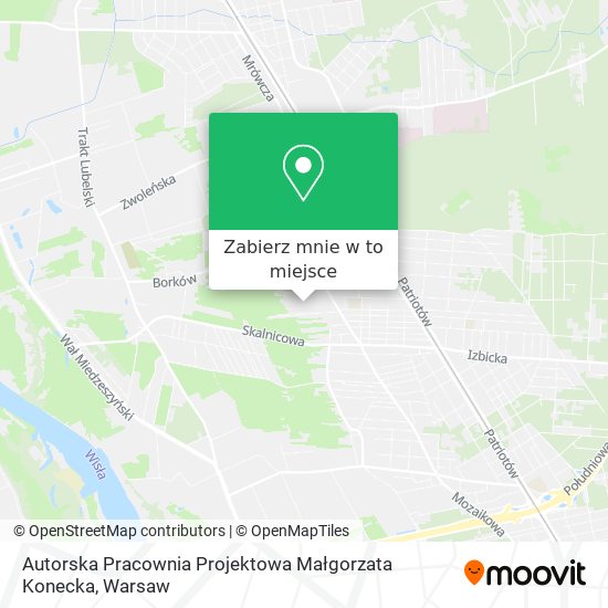 Mapa Autorska Pracownia Projektowa Małgorzata Konecka