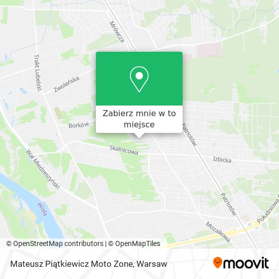 Mapa Mateusz Piątkiewicz Moto Zone