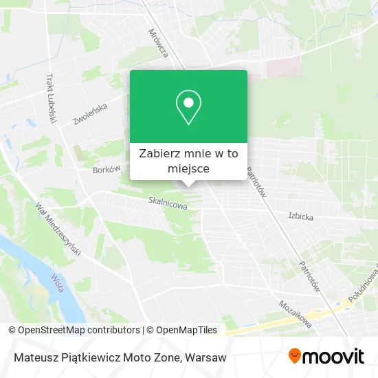 Mapa Mateusz Piątkiewicz Moto Zone