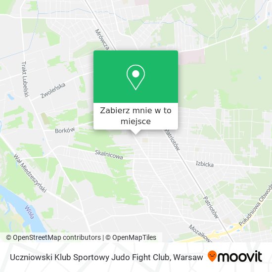 Mapa Uczniowski Klub Sportowy Judo Fight Club