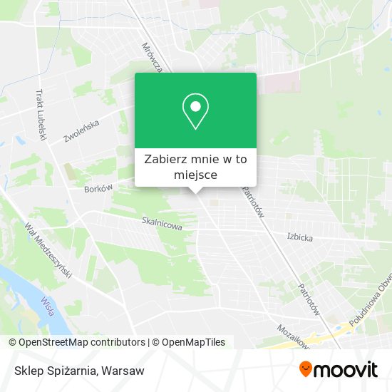 Mapa Sklep Spiżarnia