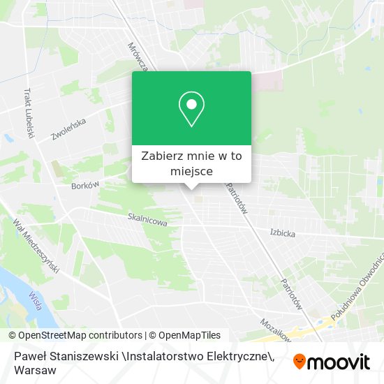 Mapa Paweł Staniszewski \Instalatorstwo Elektryczne\